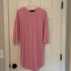 Pomander Place Light Pink Oversized Tunic Dress